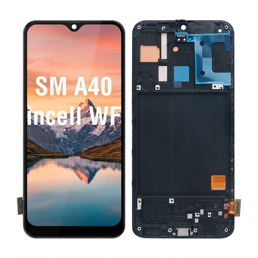 Samsung Galaxy A40 Incell LCD Display with Frame