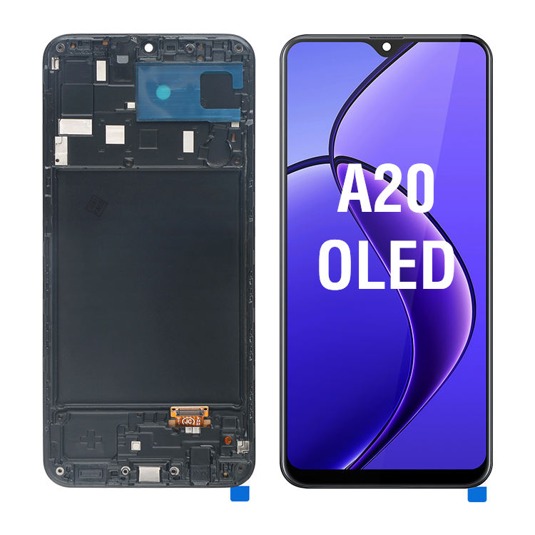 Samsung Galaxy A20 OLED Display with Frame & Touch