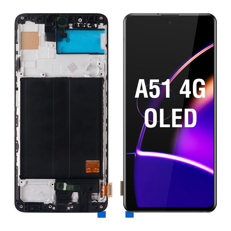 Samsung Galaxy A51 4G OLED Display with Frame